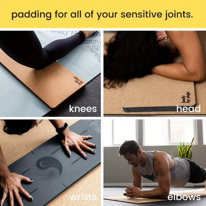 Performance Yoga Knee Pad Cushion Extra Thick Padding For Knees Elbows and Wrists Reversible NonSlip SweatResistant